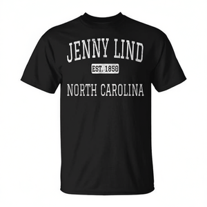 Camiseta vintage de Jenny Lind de Carolina del Norte, fundada en 1850 - Product Image 2