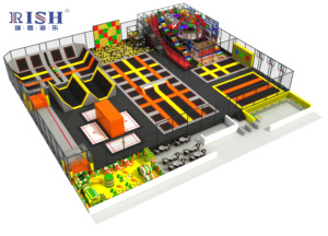 Centre <span class=keywords><strong>de</strong></span> jeux commercial, parc à thème Super Square, équipement <span class=keywords><strong>de</strong></span> <span class=keywords><strong>trampoline</strong></span> intérieur, parc <span class=keywords><strong>de</strong></span> trampolines sportifs pour enfants et adultes - Product Image 6