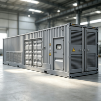 Groupe électrogène diesel industriel conteneurisé 1500kW 1875kVA Shanghai Mitsubishi pour centre de données, unité d'alimentation de secours pour applications industrielles Lilysenma