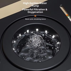 Aquarium d'eau salée nano ultra clair-Mini aquarium marin pour aquarium de bureau corail/récif - Product Image 5