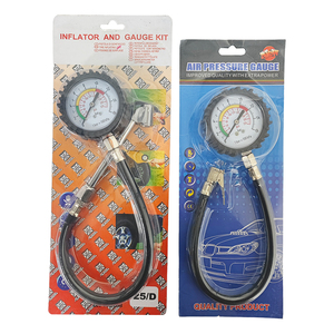 Manómetro de Presión de Neumáticos para Camión, Analógico, de 0-220 psi, con Manguera Flexible y Mandril Recto para Herramientas Neumáticas - Product Image 3