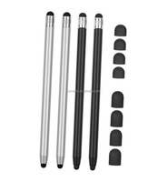Dokunmatik Kalem Çift Uçlu Evrensel Pasif Kapasitif Leloco 2'si 1 Arada Plastik Stylus Dokunmatik Kalem Tabletler ve Cep Telefonları için