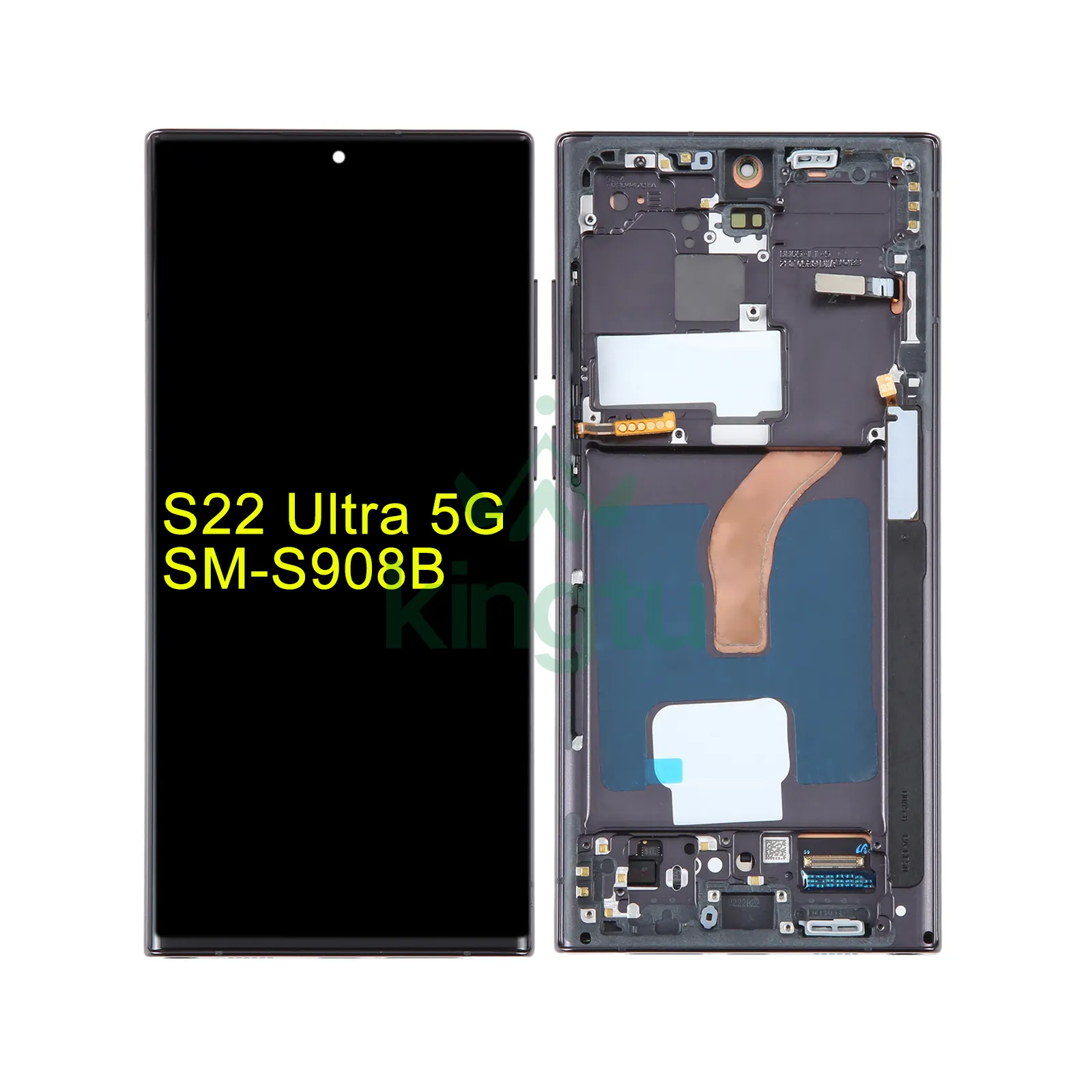 Sostituzione Display Touch Screen LCD originale per Pantalla DE para Samsung Galaxy S22 Ultra 5G SM-S908B Ekran Panel Assembly