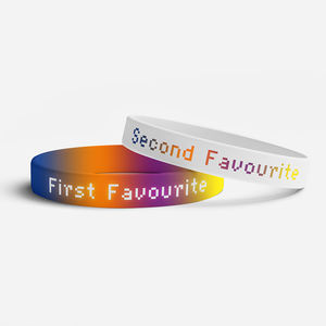 Pulsera de silicona personalizada, llavero RFID, <span class=keywords><strong>Rosario</strong></span> impreso de acero inoxidable a mano, pulseras promocionales - Product Image 6