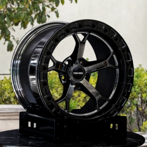 ล้อแม็กสีดำไทเทเนียม17 18 19นิ้ว5X114.3โครเมี่ยมสีดำ beadlock สำหรับ Toyota GR86 Supra MK5 RX8รถแข่ง MAZDA Te37 - Product Image 2