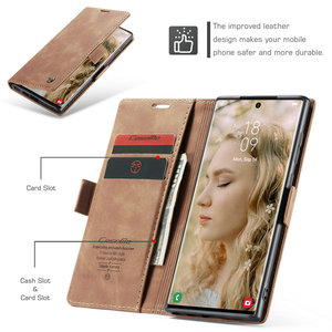 Coque de téléphone portable, rétro, antidérapante, Slim, étui portefeuille pour <span class=keywords><strong>Samsung</strong></span> <span class=keywords><strong>S22</strong></span> ultra - Product Image 2