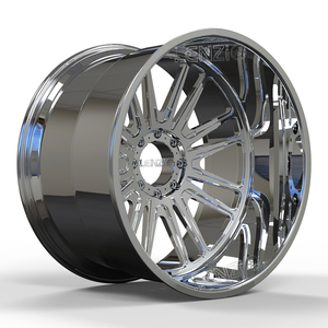 Personnalisation sur mesure de jantes concaves forgées en alliage d'aluminium de 22 pouces, polies, avec une largeur de 16 pouces ET -101 mm - Product Image 4