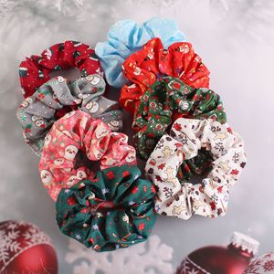 Wholesale Christmas <strong>Hair</strong> Scrunchies Snowman Santa Christmas Tree Pattern <strong>Festive</strong> Party <strong>Hair</strong> Ties <strong>Hair</strong> <strong>Accessories</strong> for Women - Product Image 4