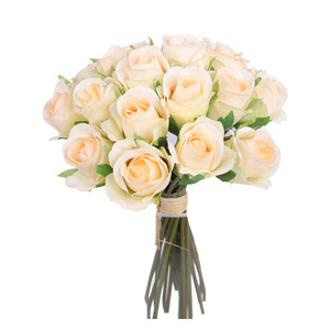 Bouquet da <span class=keywords><strong>Sposa</strong></span> con Rose di Seta, 20 Mini <span class=keywords><strong>Fiori</strong></span> Artificiali <span class=keywords><strong>per</strong></span> Composizioni Floreali e Accessori <span class=keywords><strong>per</strong></span> Matrimoni - Product Image 5