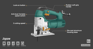 OEM taglio Jig Saw Bosches utensili elettrici portatile industriale legno 650W colore scatola blu 220V GS 60mm - Product Image 5