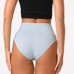 Culottes pour femmes en <span class=keywords><strong>microfibre</strong></span> taille haute, couvrant entièrement la surface, contrôle ferme, façonnage, sous-vêtements <span class=keywords><strong>sans</strong></span> <span class=keywords><strong>couture</strong></span> ajustés à la taille haute - Product Image 3