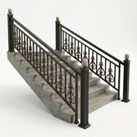 Rampe d'escalier moderne en aluminium, balustrade intérieure minimaliste sur mesure pour villa, balcon, hôpital, résistant à la rouille et à l'eau