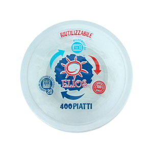 Piatti Profondi Bianchi Usa e Getta, Diametro 21 Cm, Piatti in Plastica Riutilizzabili - Product Image 6