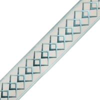 Rideaux en dentelle brodée de 8 cm de large, rideaux romains, oreillers, accessoires, bordures décoratives