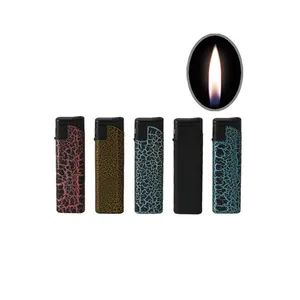 China Honest Cheap Disposable Candle Lighter Flame Custom Logo Art Table Cigarette Lighter Fancy Slim Fancy Supplier Lighter