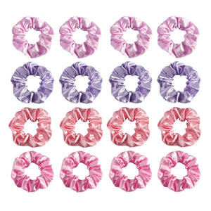 40 Pezzi <span class=keywords><strong>Elastici</strong></span> per <span class=keywords><strong>Capelli</strong></span> Viola e Rosa, Dolci Scrunchies in Raso di Seta per Uso Quotidiano, Regali per Compleanni di Ragazze - Product Image 4