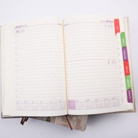 Rigide Cru A5 Anglais Journal 4 Conception Journal Code À Barres Personnalisé Portable Ordre Du Jour En Gros Pas Cher Diaries