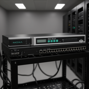 Moxa NPort 6650-16-48V Modèle 64469 Serveur de périphériques série vers Ethernet RS-232 16 ports Module de communication industriel Fabriqué à Taïwan - Product Image 3