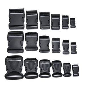 Plastic Buckle Side Release Buckles 1-5Cm Black For Bags <b>Backpack</b> <b>Straps</b> Durable Bag Accessories - Product Image 1