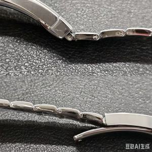 Cinturino per Orologio di Lusso in Metallo 904L, Bracciale in Acciaio Inossidabile Curvo da 20mm per Rolex Air <span class=keywords><strong>King</strong></span> M116900 - Product Image 3