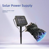 Guirlandes lumineuses LED solaires étanches pour l'extérieur, lumières scintillantes ciel étoilé, décorations de Noël et de mariage, indice de protection IP65