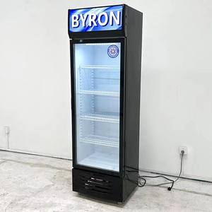 ตู้แช่เครื่องดื่มแบบใหม่ ราคาประหยัด ความจุ 126 กระป๋อง ตู้แช่เย็นแบบตั้งตรง กระจกใส สำหรับร้านค้า - Product Image 6