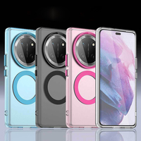 Coque de téléphone magnétique translucide givrée de haute qualité pour Huawei Honor X60 Pro 400Pro Anti-empreintes digitales Mat Sensation de peau