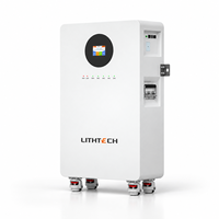 Batterie LiFePo4 LITHTECH Deep Cycle 8000 51.2V 314Ah 16kWh pour stockage d'énergie domestique Powerwall LFP avec WiFi