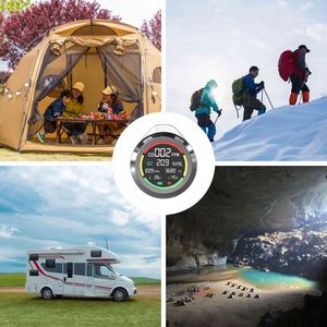 Đa chức năng tự động 6-in-1 chất lượng không khí màn hình co 02 nhiệt độ độ ẩm đo độ cao + Áp suất không khí Detector EX chứng nhận - Product Image 2