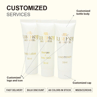 Ensemble d'articles de toilette jetables personnalisés pour hôtel, shampoing aux extraits naturels, emballage écologique, parfum frais, ensemble d'articles de toilette pour hôtel