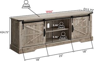 Porte de grange de luxe, décoration de console tv, armoire de cheminée, support de télévision <span class=keywords><strong>pour</strong></span> 75 pouces avec chauffage led, cheminée - Product Image 3