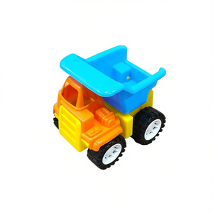 Ensemble de jouets mini-camions à benne basculante pour enfants avec pelle et râteau, jouet de plage en plastique pour s'amuser sur le sable - Product Image 2