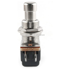 Momentary cảm ứng chân chuyển đổi thường mở SPST 2 Pin stomp hộp push button <span class=keywords><strong>switch</strong></span> cho Guitar hiệu ứng bàn đạp - Product Image 2