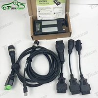 Lecteur de code de diagnostic pour camions lourds VOCOM II, outil de diagnostic pour tablette Vocom II PTT 2.8 E7450, interface USB, système d'exploitation Windows, 2 ans