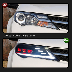 Kit de conversion de lentilles de phares LED TYPY pour Toyota RAV4 2013-2015 avec feux de jour et clignotants séquentiels - Product Image 2
