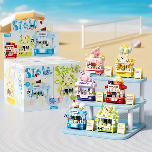Ensemble de 40 blocs de construction compatibles avec les animaux en plastique et le thème de la nature - <span class=keywords><strong>Jouet</strong></span> éducatif personnalisable disponible en magasin - Product Image 3