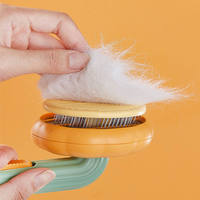Brosse de toilettage durable pour animaux de compagnie avec peigne anti-peluches pour chiens et chats, élimination des poils