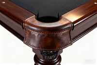 Table de billard à neuf boules en bois massif personnalisable de 7 pi/8 pi/9 pi, poches en cuir, coussin en feutre de haute qualité, design durable, pour la maison
