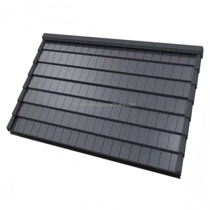 Paneles Solares Curvos para Techos, Paneles Fotovoltaicos para Techos Solares BIPV Domésticos, Sistema de Energía Solar, Lámina de Tejas Solares BIPV - Product Image 3