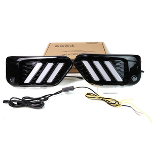 LED DRL di Marcia Diurna Luce Indicatori di Direzione Gialli Kit Per <span class=keywords><strong>BMW</strong></span> <span class=keywords><strong>X1</strong></span> <span class=keywords><strong>F48</strong></span> F49 2016 2017 2018 2019 - Product Image 4