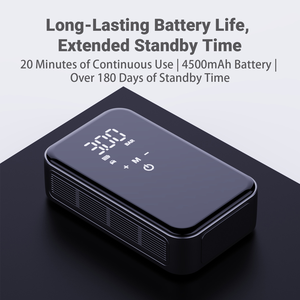 2023 nouveau 4500mah Portable électrique numérique 150Psi compresseur d'air voiture <span class=keywords><strong>pneu</strong></span> gonfleur Air voiture pompe en 12V pour vélos vélo - Product Image 6