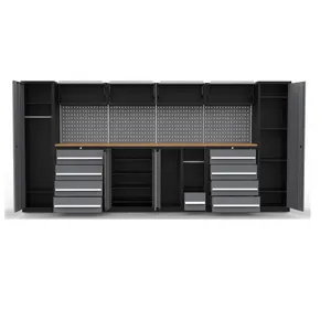 Pas cher JZD Garage armoire à outils métal acier atelier poste de travail établi tiroir banc de travail avec outils