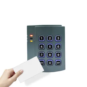 Wiegand 26 34 Outdoor Waterproof Keyboard Access Control Reader 13.56Mhz NFC Card RFID Door Access Control System