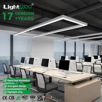 Luminaires linéaires LED de bureau, suspensions 40W 1000mm 4ft, boîtiers d'éclairage linéaires LED, luminaires suspendus, luminaires linéaires LED à montage en surface