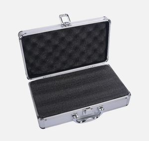 Aluminium-Werkzeugkoffer Tragbarer Aufbewahrungsbehälter Werkzeugbox Aktentasche Tragbare Schutzbox für Reisen - Product Image 2