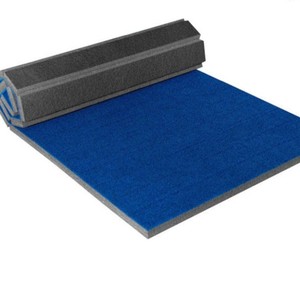 Blue Foam <b>Roll</b> Out <b>Mat</b> Waterproof Anti Slip Martial Arts Training <b>Mat</b> for Judo Wrestling Boxing - Product Image 1