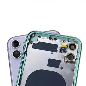 Cristal trasero de Color 1:1 Ori para <span class=keywords><strong>iPhone</strong></span> 14 13 Pro Max 12 XR <span class=keywords><strong>SE</strong></span> <span class=keywords><strong>2020</strong></span>, carcasa de reparación de repuesto para teléfono móvil, <span class=keywords><strong>Funda</strong></span> de cristal para batería - Product Image 5