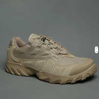 Bottes de randonnée et d'alpinisme imperméables à tige en tricot, semelle extérieure en PVC, semelle intermédiaire en TPU, bout rond, camouflage tactique, pour l'extérieur
