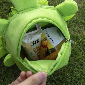 Mochila portátil de poliéster para mascotas para perros pequeños y medianos, bolsa de almacenamiento con cremallera, características de transporte automático para aperitivos de gatos, mascotas de peluche - Product Image 3