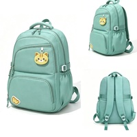 Sac à dos léger et imperméable pour adolescents et étudiants, sac d'école multi-poches pour lycéens et collégiens